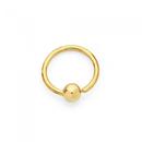 9ct-Gold-Nose-Ring-with-Ball Sale