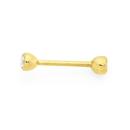 9ct-Gold-CZ-Tongue-Barbell Sale