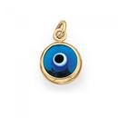 9ct-Gold-Enamel-Evil-Eye-Charm Sale