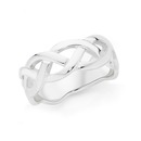 Silver-Intertwined-Ring Sale