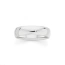 Silver-6mm-Half-Round-Mens-Wedder Sale