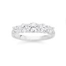 Silver-CZ-Graduating-Eternity-Ring Sale