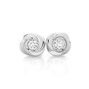 9ct-White-Gold-Diamond-Studs Sale