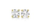 9ct-Yellow-Gold-Diamond-Stud-Earrings Sale