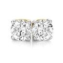 9ct-Yellow-Gold-Diamond-Stud-Earrings Sale
