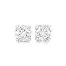 9ct-White-Gold-Diamond-Stud-Earrings Sale