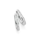 9ct-White-Gold-Diamond-Hoop-Earrings Sale