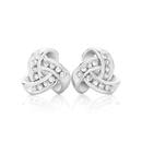 9ct-White-Gold-Diamond-Overlay-Stud-Earrings Sale