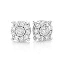 9ct-White-Gold-Diamond-Stud-Earrings Sale