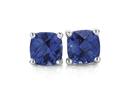 9ct-White-Gold-Created-Sapphire-Studs Sale