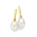 9ct-Gold-Pearl-Drop-Earrings Sale