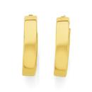 9ct-Gold-4x15mm-Polished-Hoop-Earrings Sale