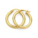 9ct-Gold-25x15mm-Hoop-Earrings Sale