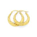 9ct-Gold-Twist-Creole-Earrings Sale