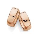 9ct-Rose-Gold-10mm-Polished-Huggie-Earrings Sale