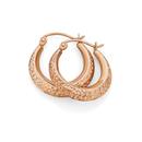 9ct-Rose-Gold-Medium-Creole-Earrings Sale