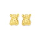 9ct-Gold-Teddy-Stud-Earrings Sale