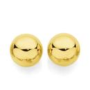 9ct-Gold-10mm-Ball-Stud-Earrings Sale