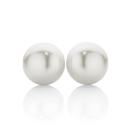 Silver-9x95MM-Button-Cultured-Fresh-Water-Pearl-Studs Sale