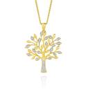 9ct-Gold-Diamond-Round-Brilliant-Cut-Tree-Of-Life-Pendant Sale