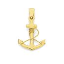 9ct-Gold-Anchor-Gents-Pendant Sale