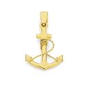 9ct-Gold-Anchor-Gents-Pendant Sale