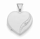 9ct-Gold-Two-Tone-Polished-Heart-Locket Sale