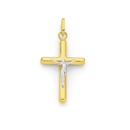 9ct-Gold-Two-Tone-Crucifix Sale