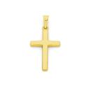 9ct-Gold-Plain-Cross-Pendant Sale