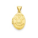 9ct-Gold-Little-Princess-Locket Sale