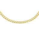 9ct-Gold-55cm-Solid-Bevelled-Curb-Chain Sale