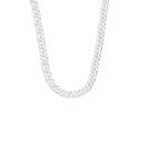 Silver-70cm-Solid-Double-Curb-Chain Sale