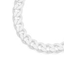 Silver-55cm-Solid-Bevelled-Curb-Chain Sale