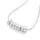 Silver-42cm-Small-7-Lucky-Rings-Necklet Sale