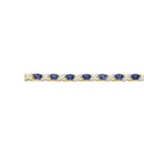 9ct-Gold-Created-Ceylon-Sapphire-Diamond-Bracelet Sale