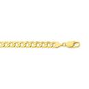 9ct-Gold-20cm-Solid-Square-Curb-Bracelet Sale