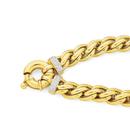 9ct-Gold-19cm-Weave-Diamond-End-Bolt-Ring-Bracelet Sale