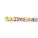 9ct-Tri-Tone-19cm-Arch-Link-Bracelet Sale