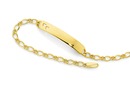 9ct-Gold-Solid-Id-Baby-Bracelet Sale