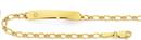 9ct-Gold-16cm-Solid-Diamond-Set-Id-11-Bracelet Sale