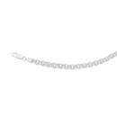 Silver-19cm-Double-Round-Link-Bracelet Sale