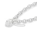 Silver-Belcher-Filigree-Padlock-Bracelet Sale