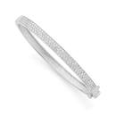 Silver-Pave-CZ-Bangle Sale