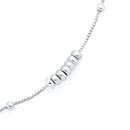 Sterling-Silver-25cm-7-Lucky-Rings-Anklet Sale