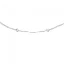 Silver-25cm-Diamond-Cut-Ball-Singapore-Anklet Sale