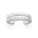 Silver-Double-Row-Stardust-Polish-Toe-Ring Sale