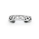 Silver-Infinity-Band-Toe-Ring Sale