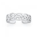 Silver-Celtic-Link-Toe-Ring Sale