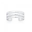 Sterling-Silver-Plain-Triple-Bar-Toe-Ring Sale