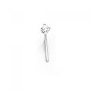 Sterling-Silver-White-CZ-Claw-Nose-Stud Sale